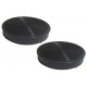 2 FILTRI CARBONE PER CAPPA FABER diametro cm 19,6