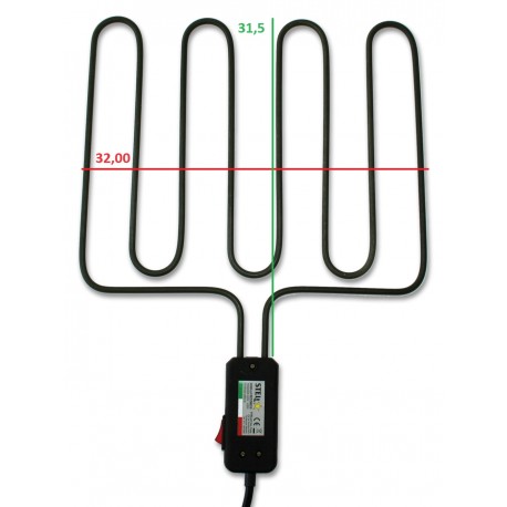 RESISTENZA 2200W CON IMPUGNATURA, PER BISTECCHIERA RE10 STELLA
