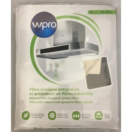 FILTRO CAPPA IN FIBRE NATURALI WPRO 484000008652